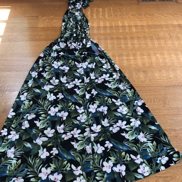 NWT Show Me Your Mumu Tropical Floral Halter Maxi Dress - Picture 5 of 6